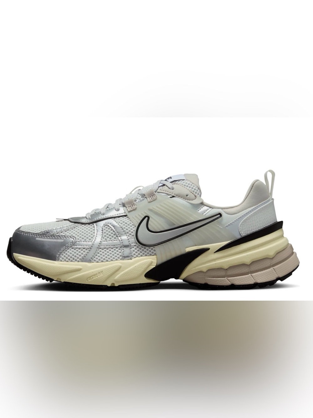 NikeV2K Run 'Summit White Metallic Silver'